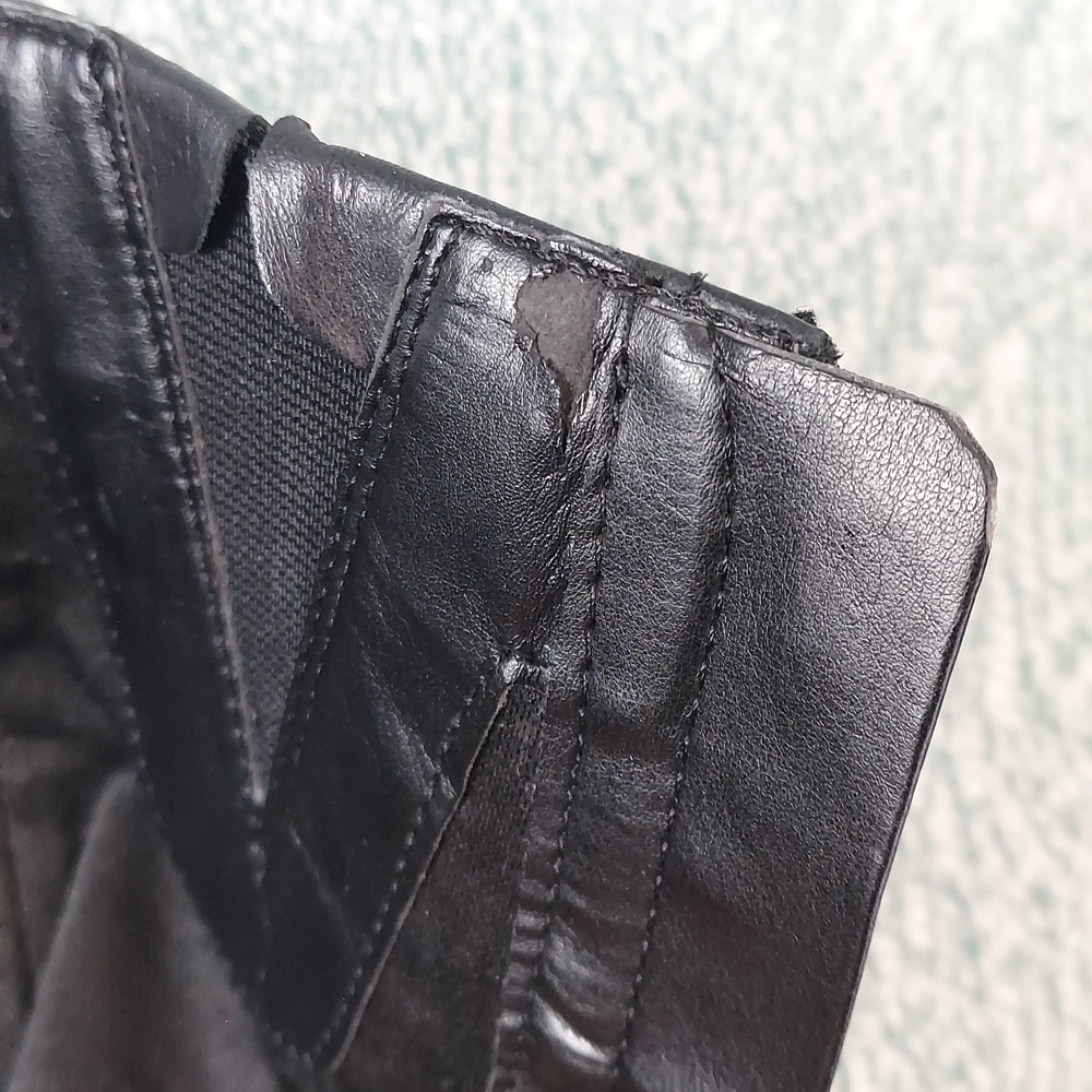 Franco Sarto Carlie Knee High Boots, Black Leather, Sz 11 - Picture 15 of 16